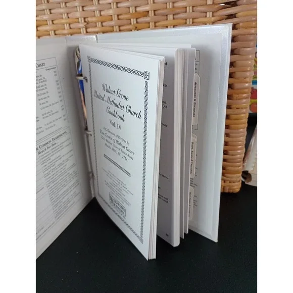 Walnut Grove‎ Cookbook Hurdle Mills, NC 2000 Binder United Methodist Church - Picture 4 of 16